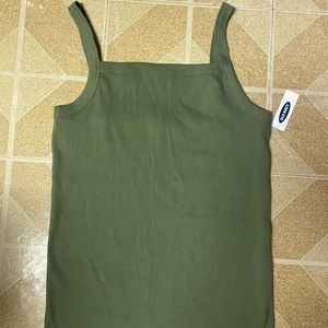 Old Navy army green tank top